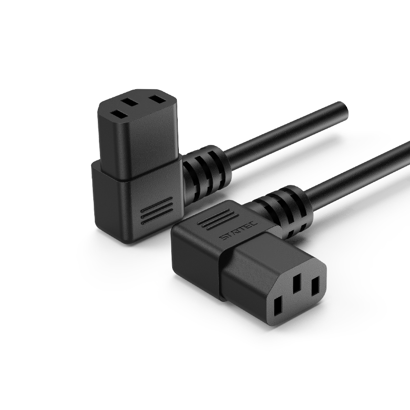 EU/Korea three-hole IEC C13 Connector T-Shaped Male to Male Power Cord EU/Korea three-hole IEC C13 Connector T-Shaped Male to Male Power Cord